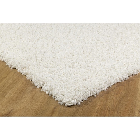 Back2Basics Jenny Shag Rug, White - 8 x 10 ft. BA2607093